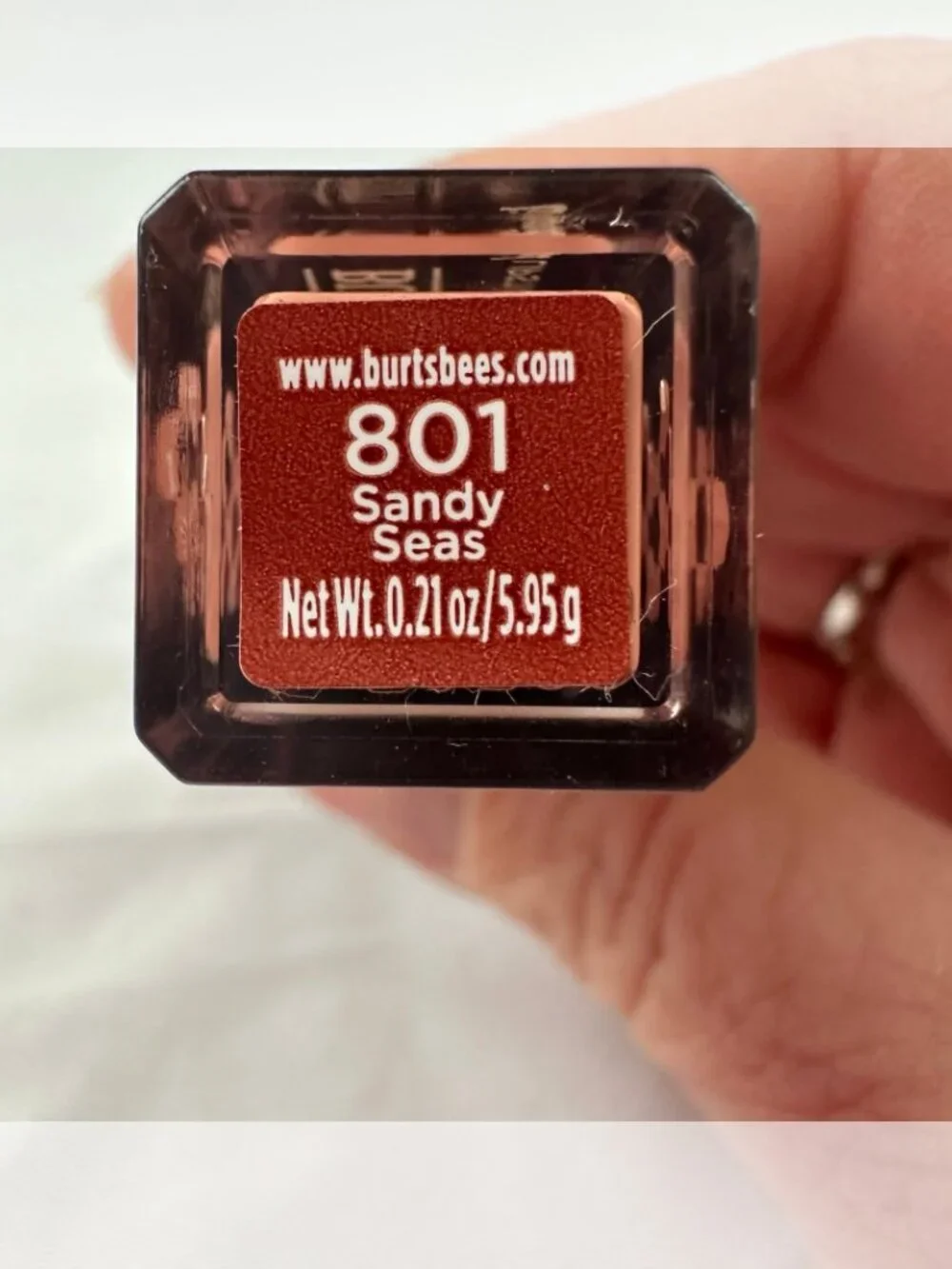 Burt's Bees Liquid Lipstick 801 Sandy Seas Moisturizing NEW